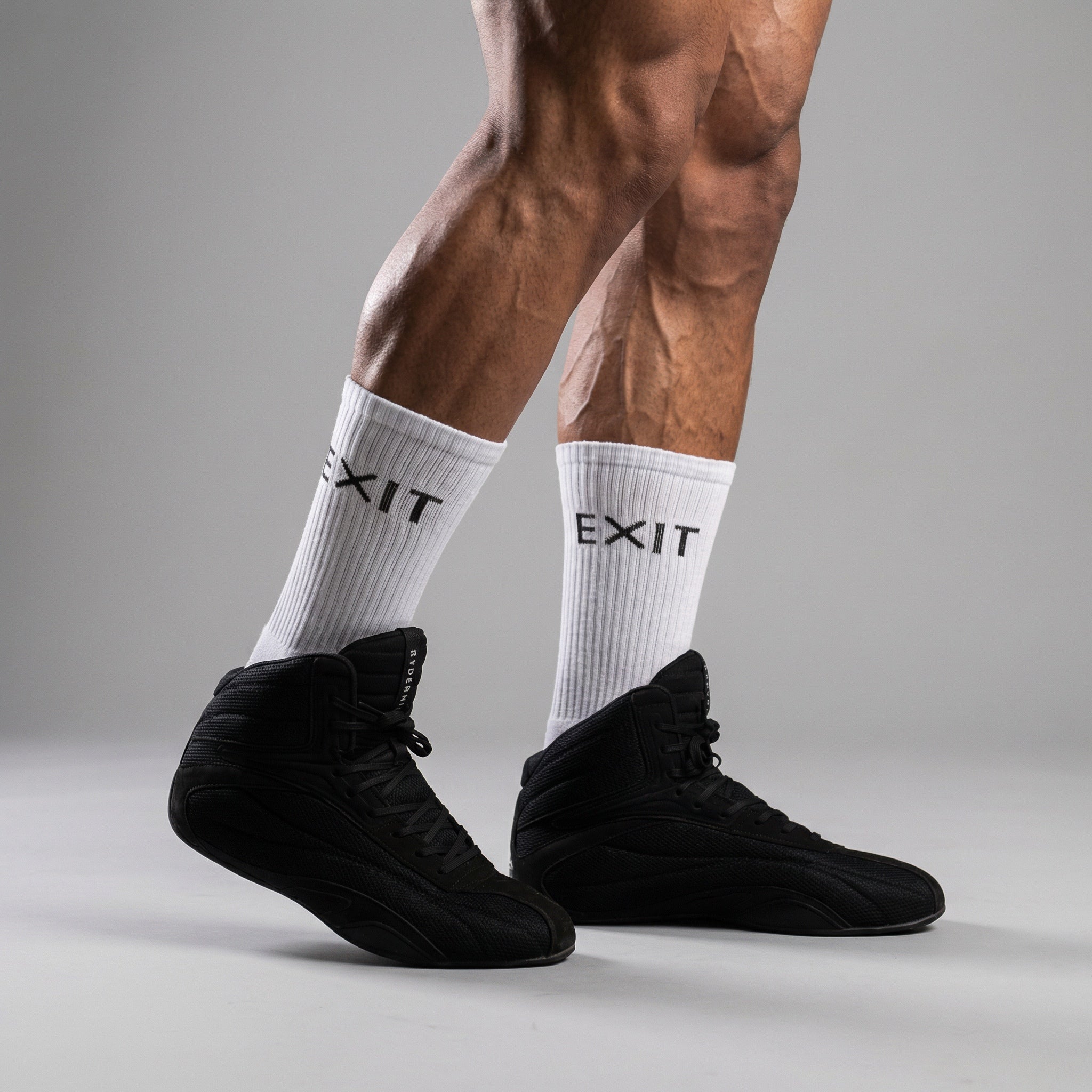 EXIT - White Premium Long Socks (3 Pairs)