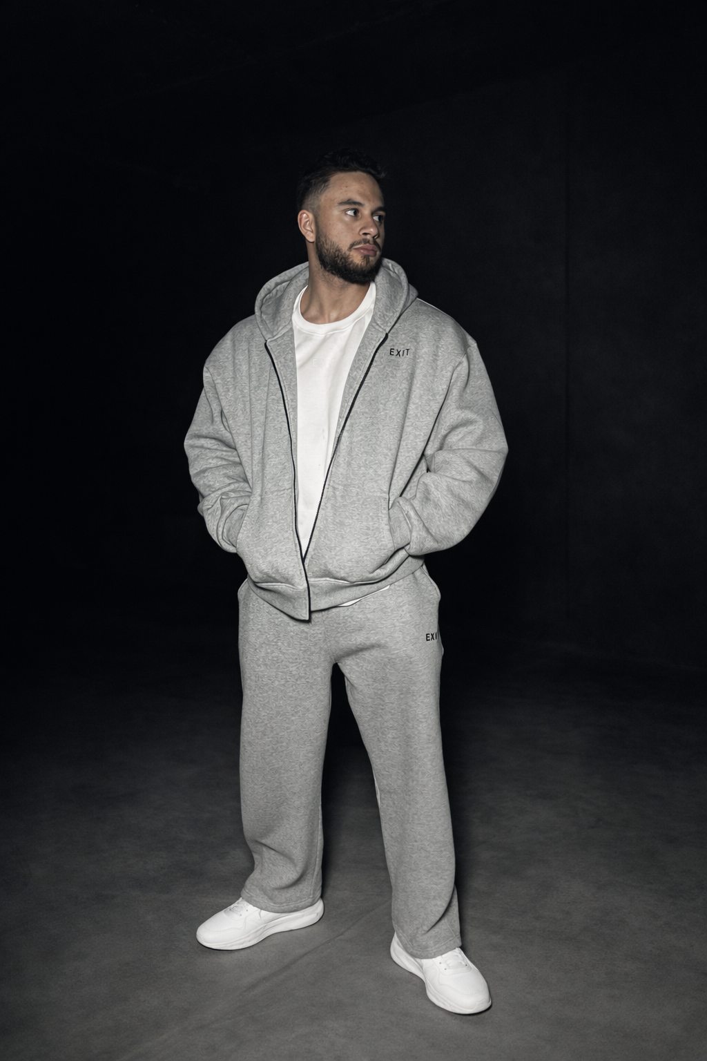 Wide Leg light Grey Pants