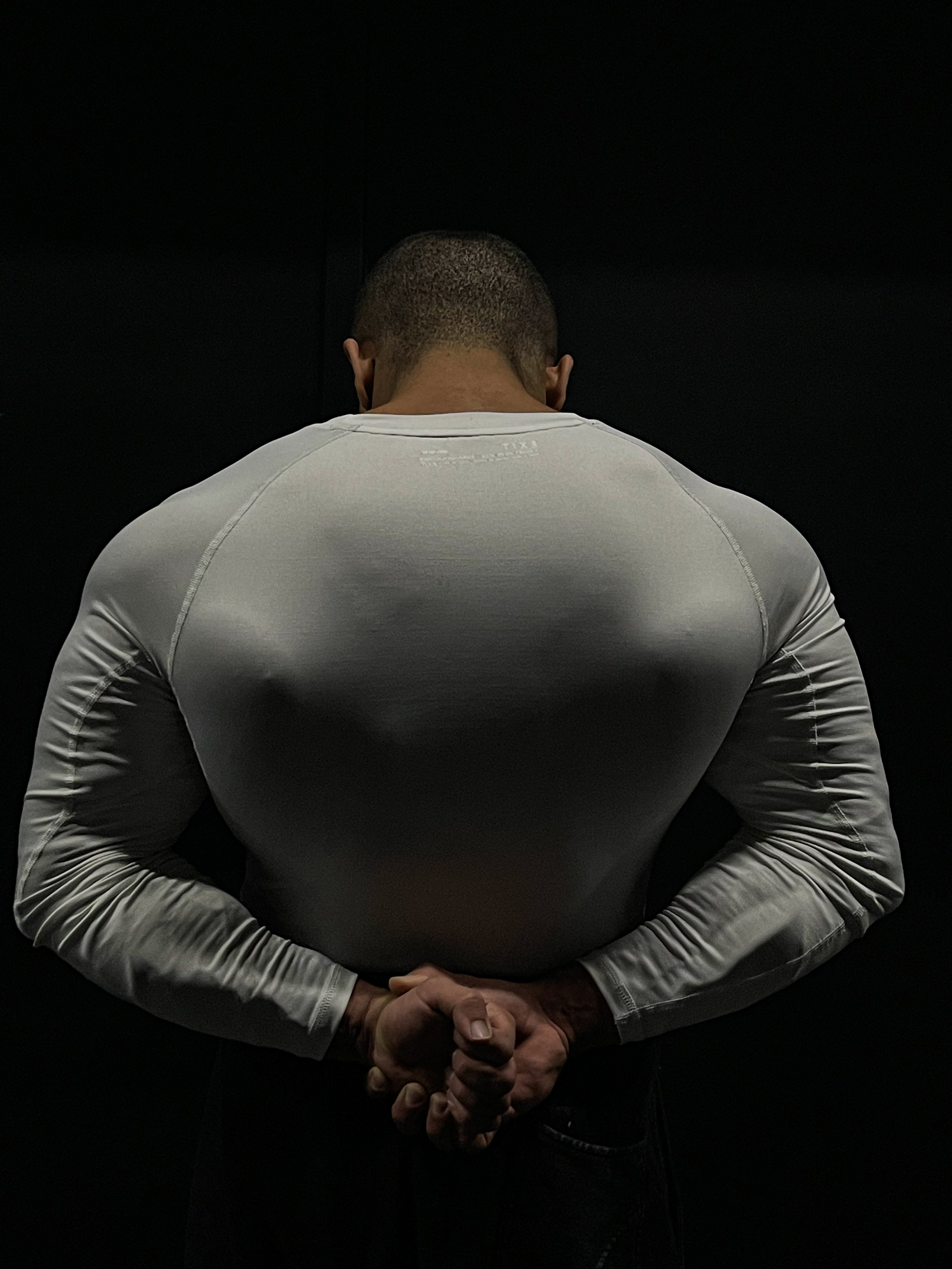 Long Sleeve Compression (White)