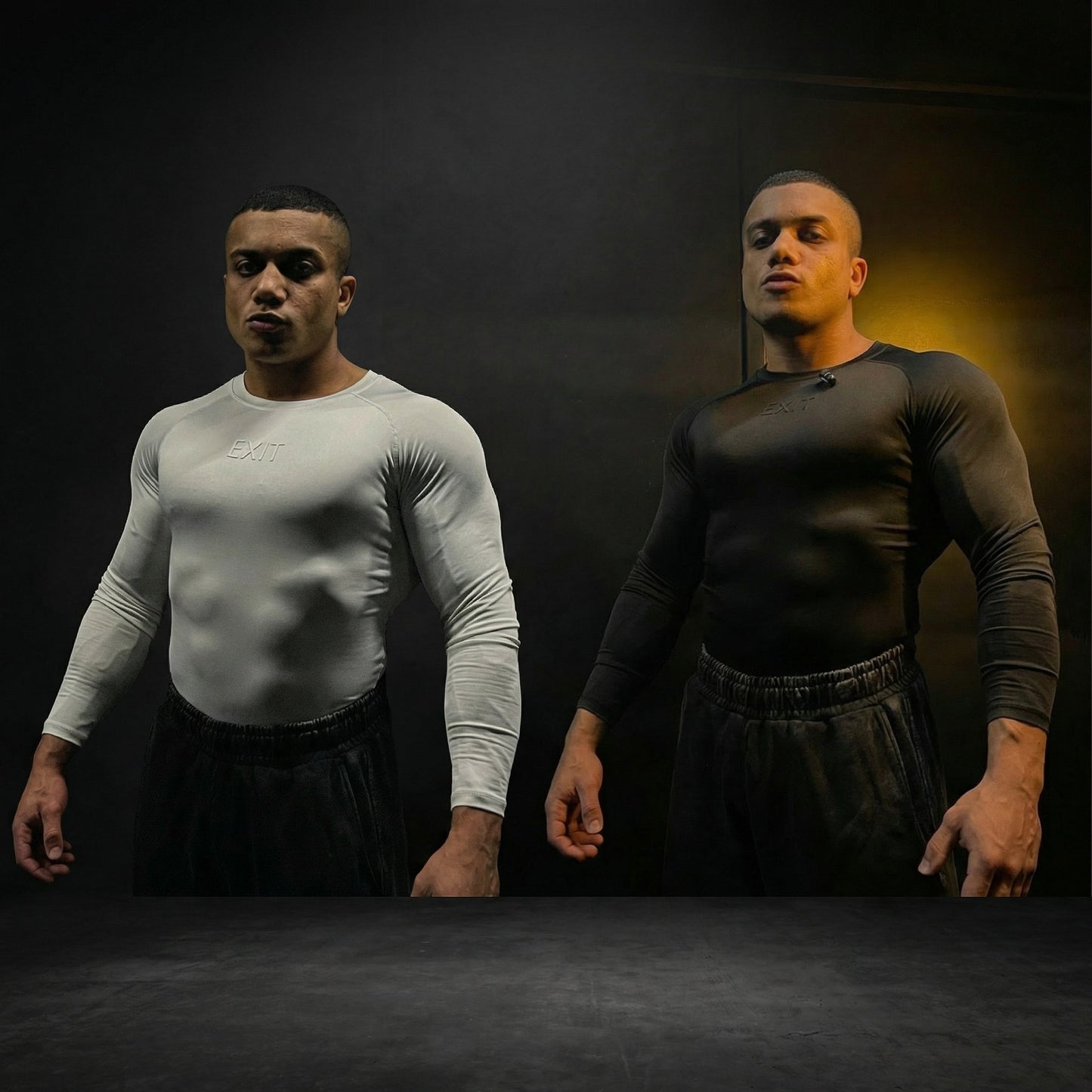 Long Sleeve Compression Bundle (Black + White)